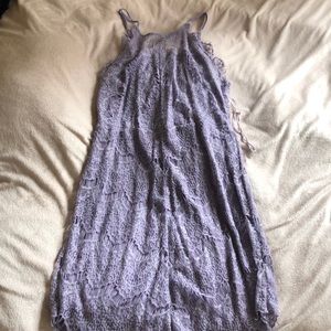 Free people purple lace dress